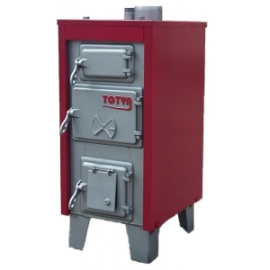 Totya S-27 A vegyestüzelésű kazán nagy ajtós